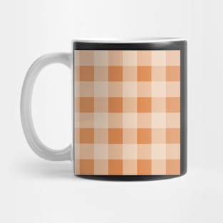 Orange Tea Towel Buffalo Plaid Mug